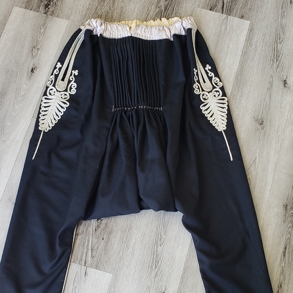 Vintage Turkish Shalwar Pants one size fits most 1970s - Picture 2 of 5